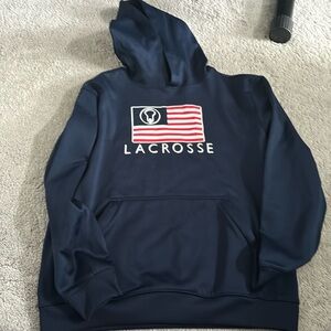 Youth lg in EUC lax sweatshirt never worn